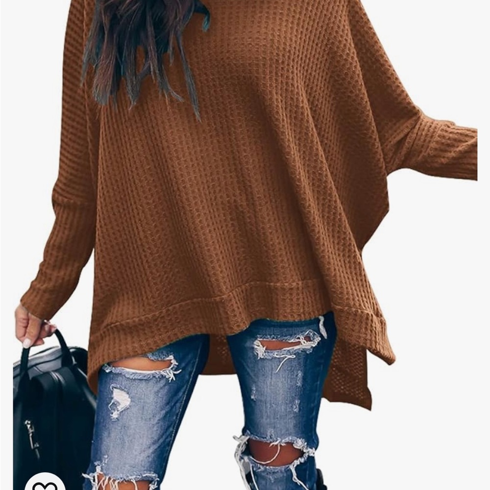 Long flattering cowl neck sweater NWOT